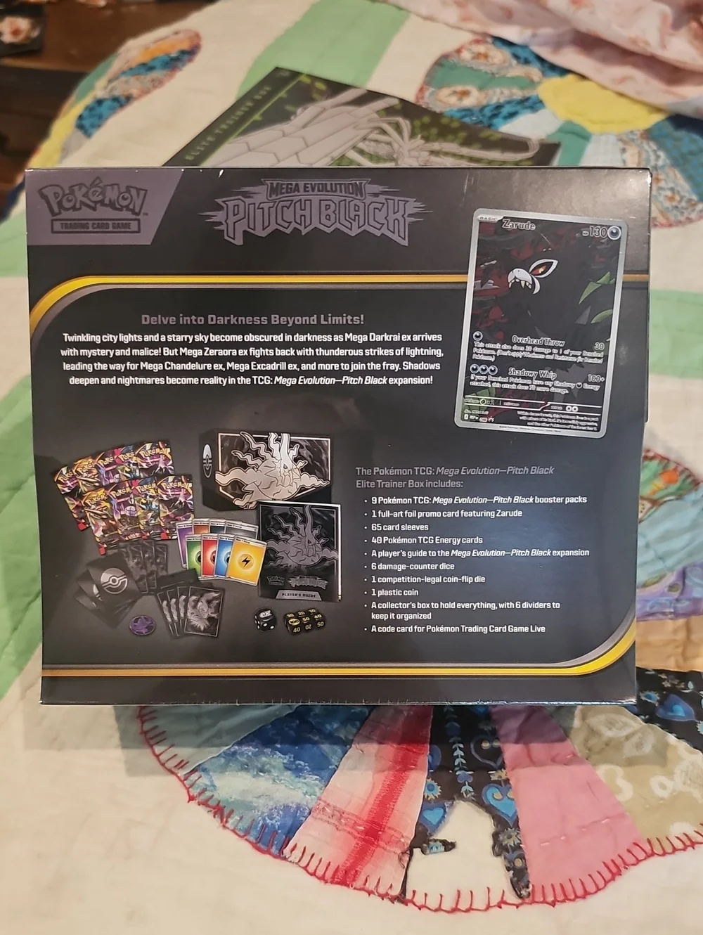 Mega Evolution Pitch Black Elite Trainer Box - Black